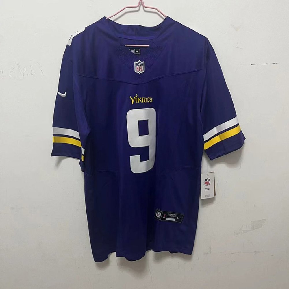 NFL Minnesota Vikings #9 Purple Jersey - J.J. McCarthy
